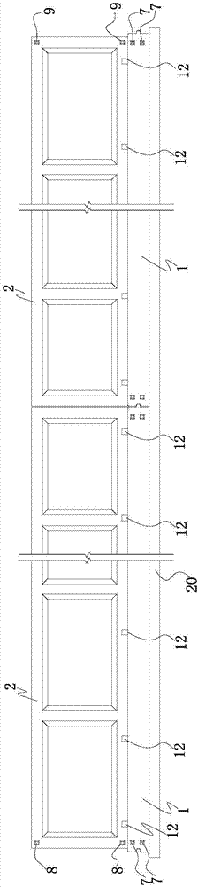 Prefabricated assembly-type substation cabin foundation