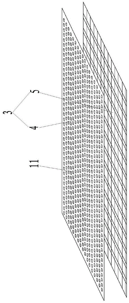 Negative ion window screen film punching method and microporous window screen film