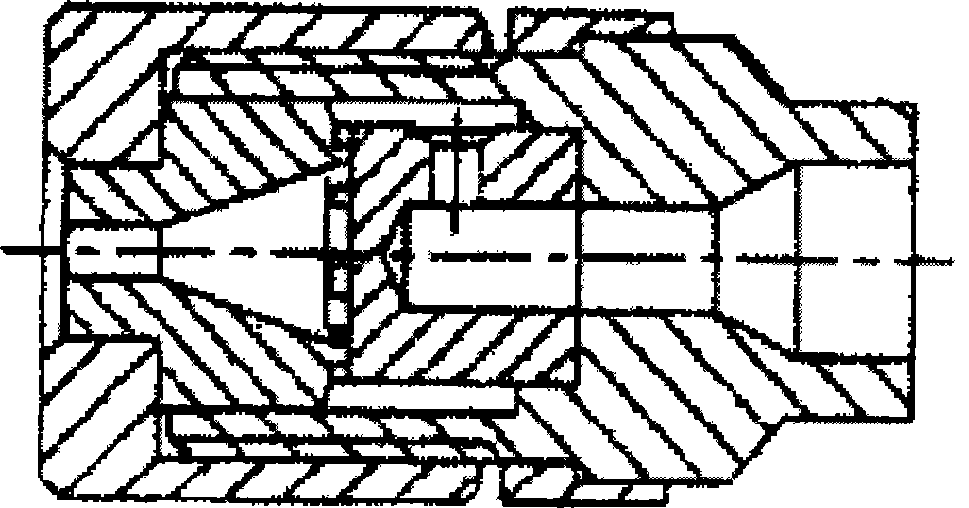 Self-absorption rotational flow pneumatic atomization nozzle device