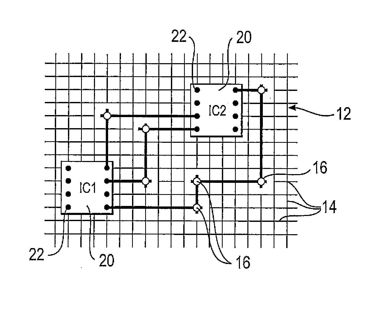 Textile comprising a conductor line system and method for its production