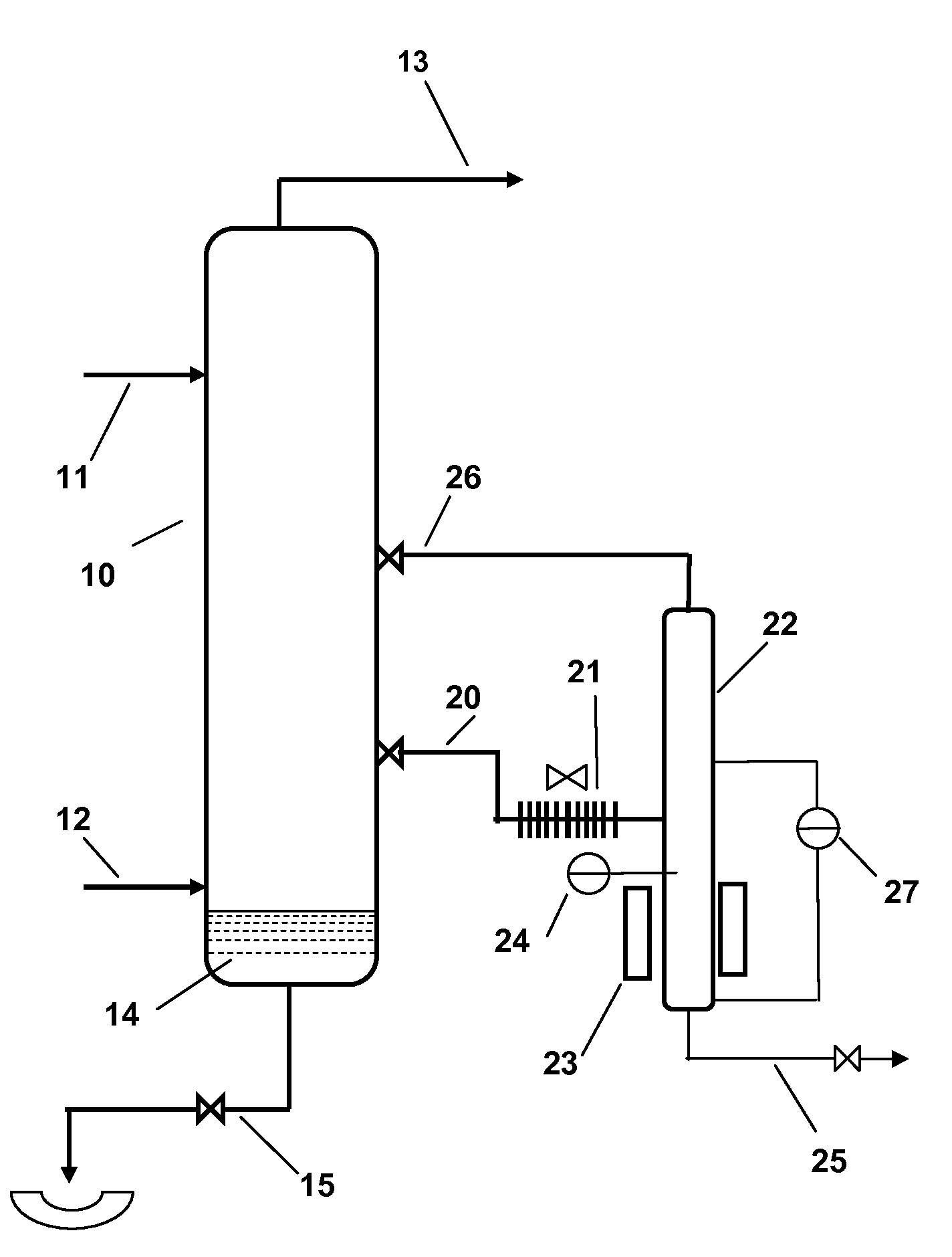 HF alkylation process with acid regeneration