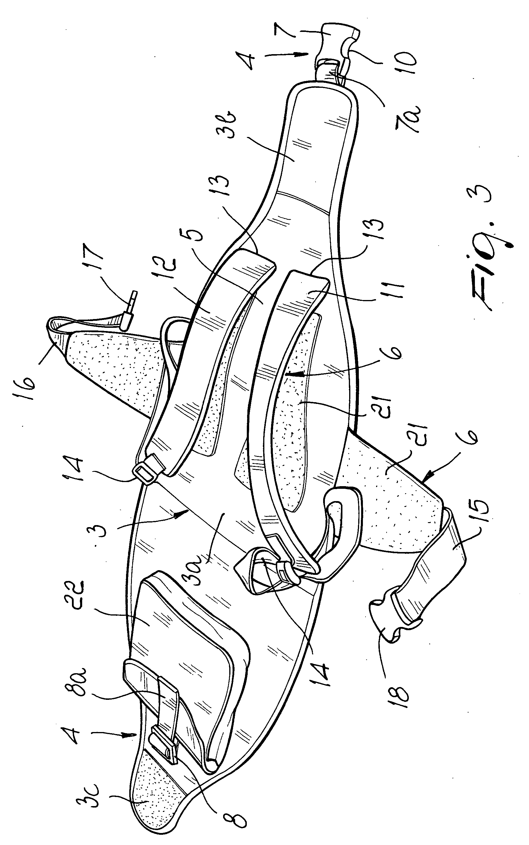 Support for easier carrying of suitcases, trunks and the like