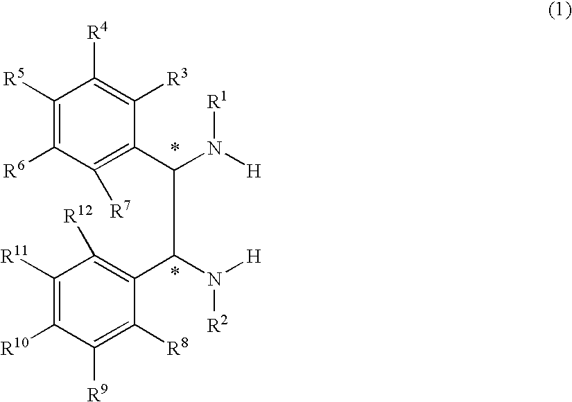 Optically active transition metal-diamine compound and process for producing optically active alcohol with the same