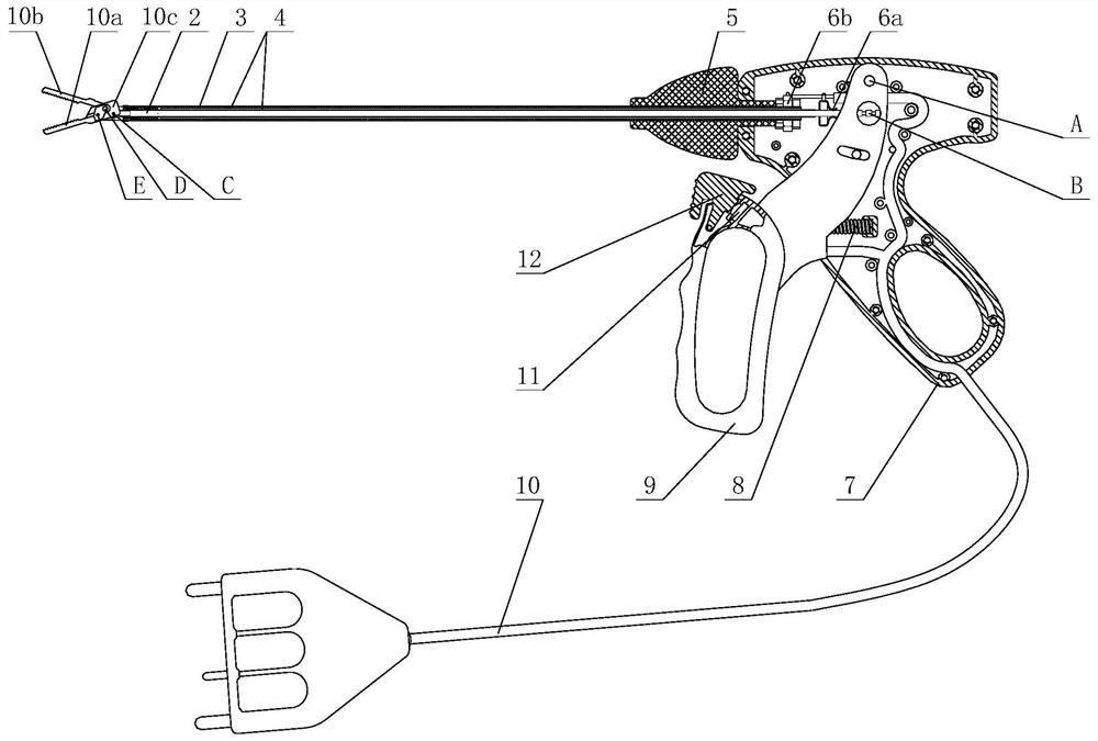 Manual excitation type bipolar electrocoagulation cutting instrument