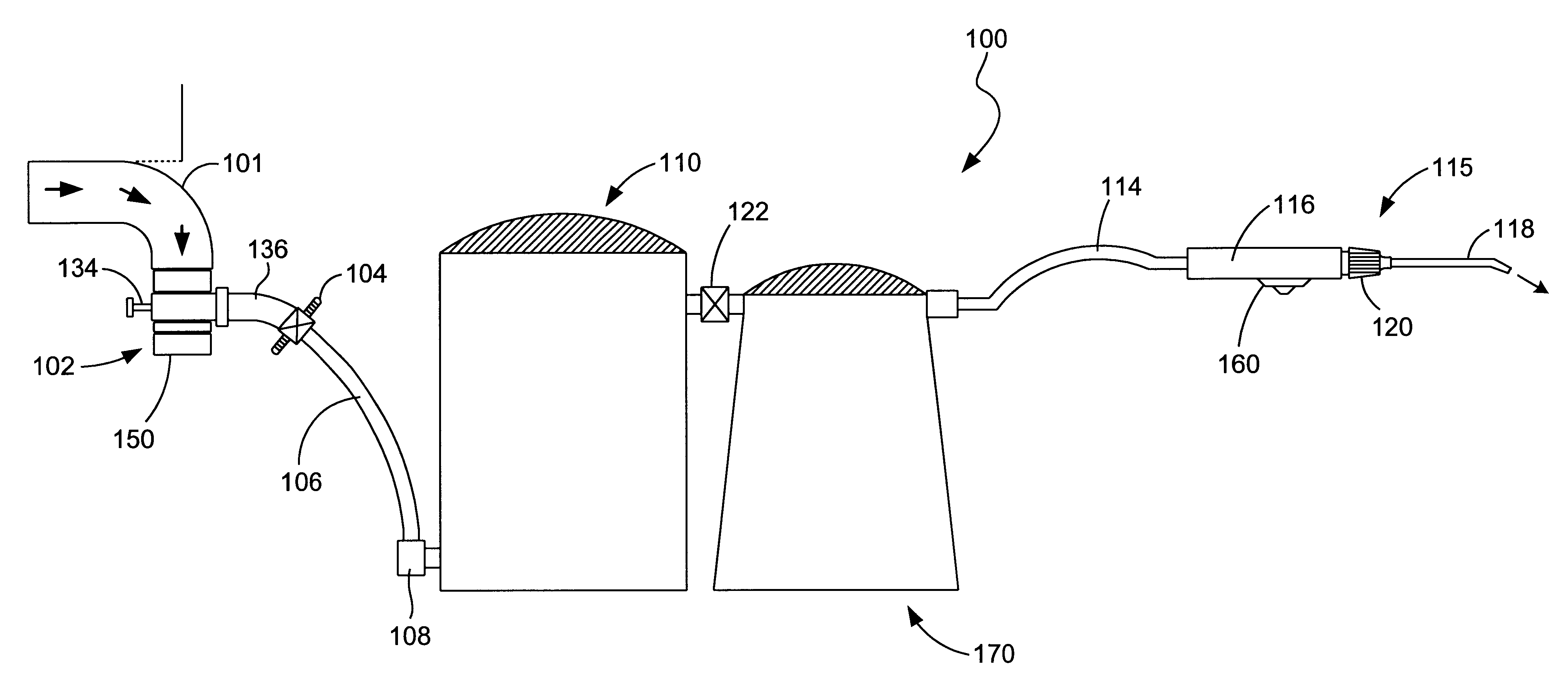 Water filter spray nozzle cleaning system