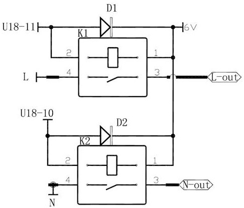 Charging gun protection circuit without voltage transformer