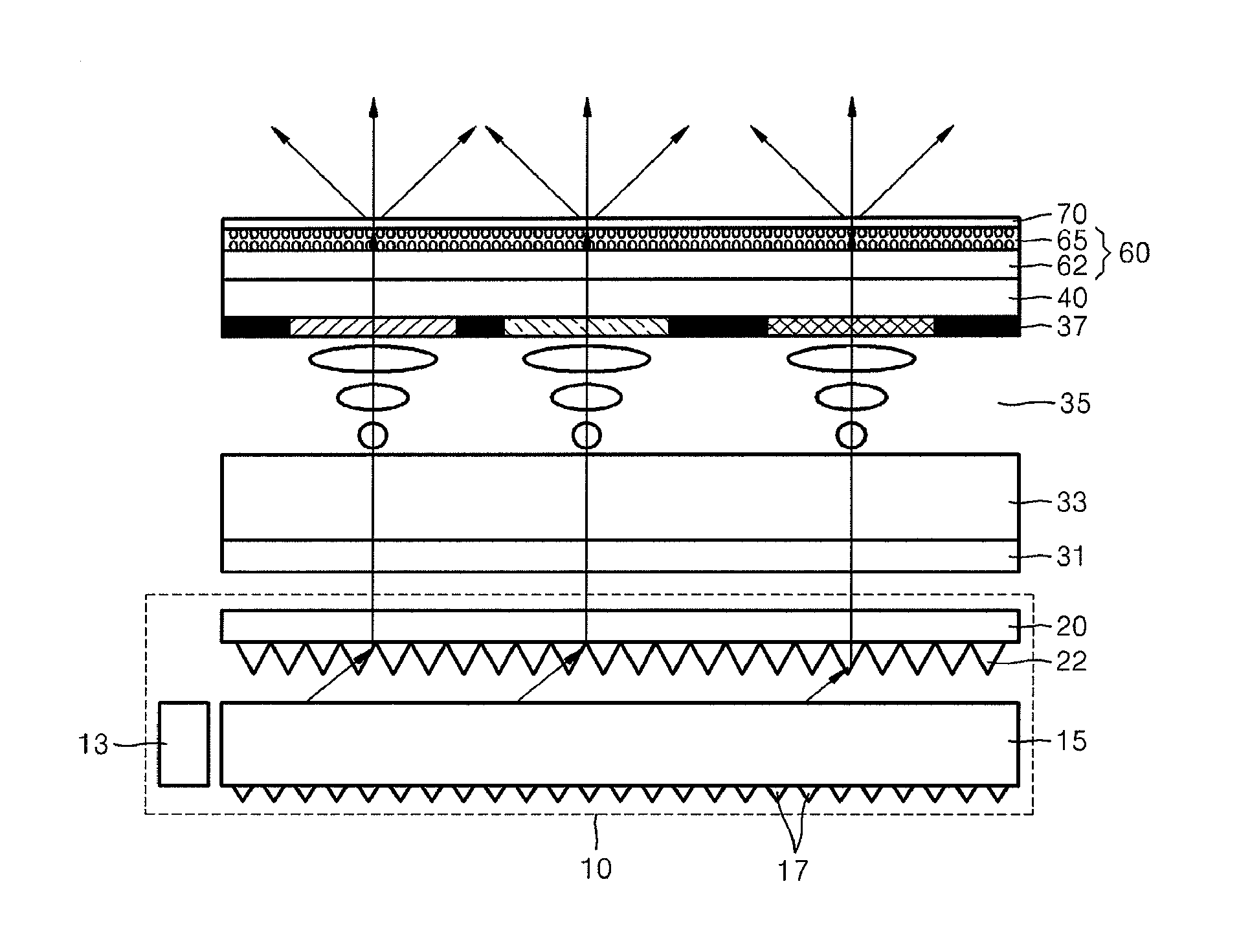 Collimating light guide plate, diffusing unit, and display apparatus employing the same