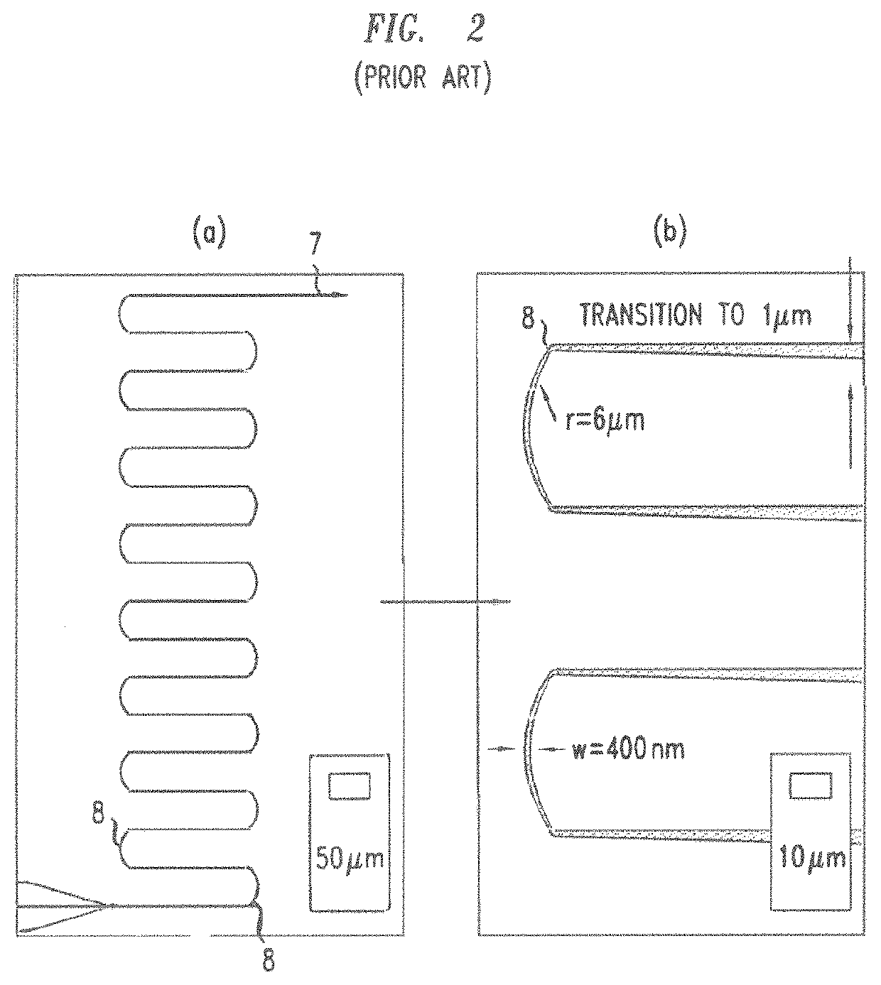 High density optical waveguide using hybrid spiral pattern