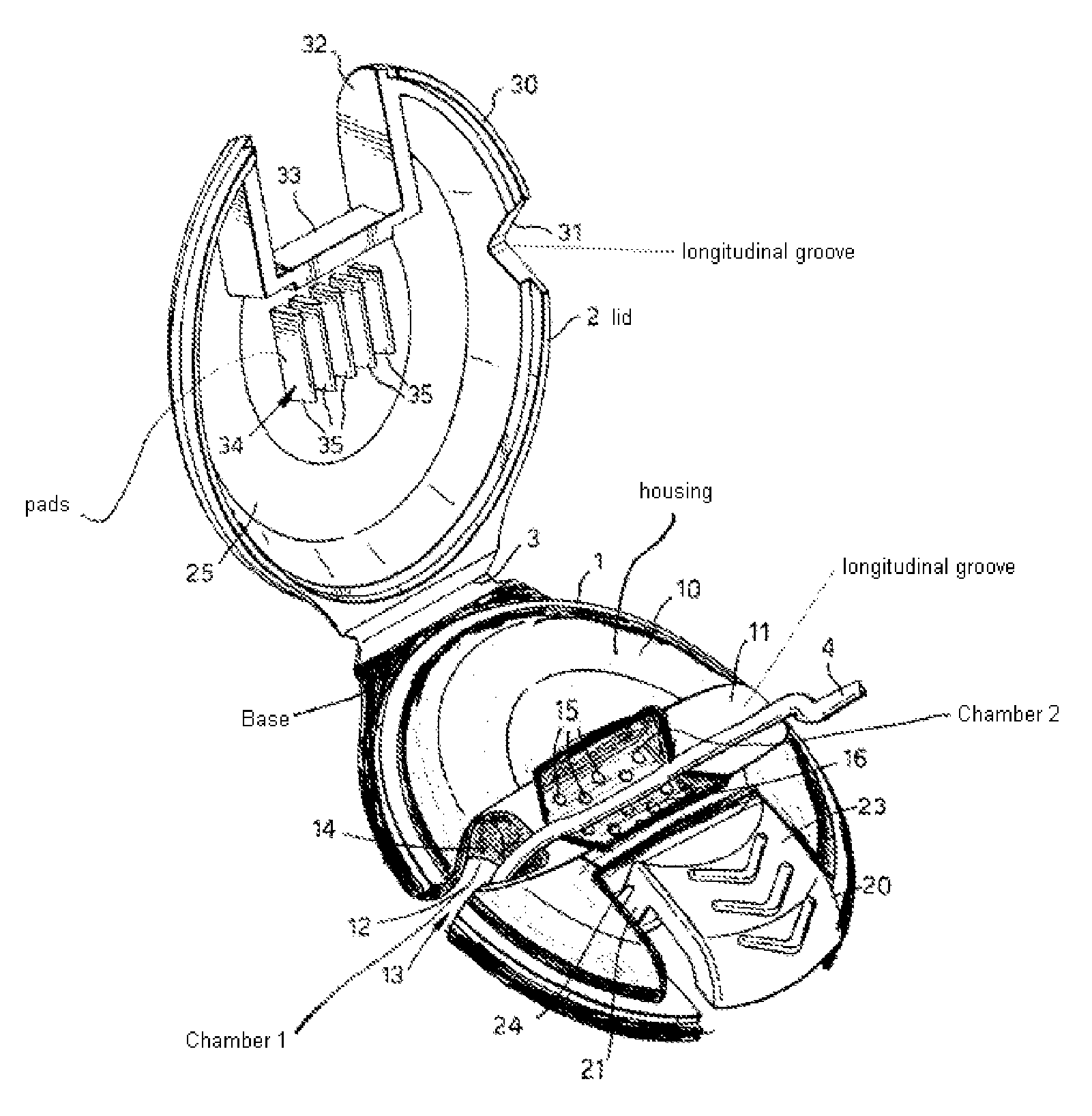 Device for fixing a catheter to the body of a patient