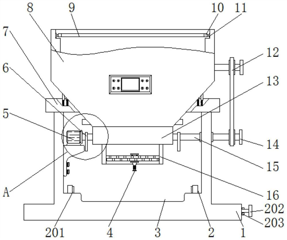 Paint ball mill filtering mechanism with anti-blocking structure