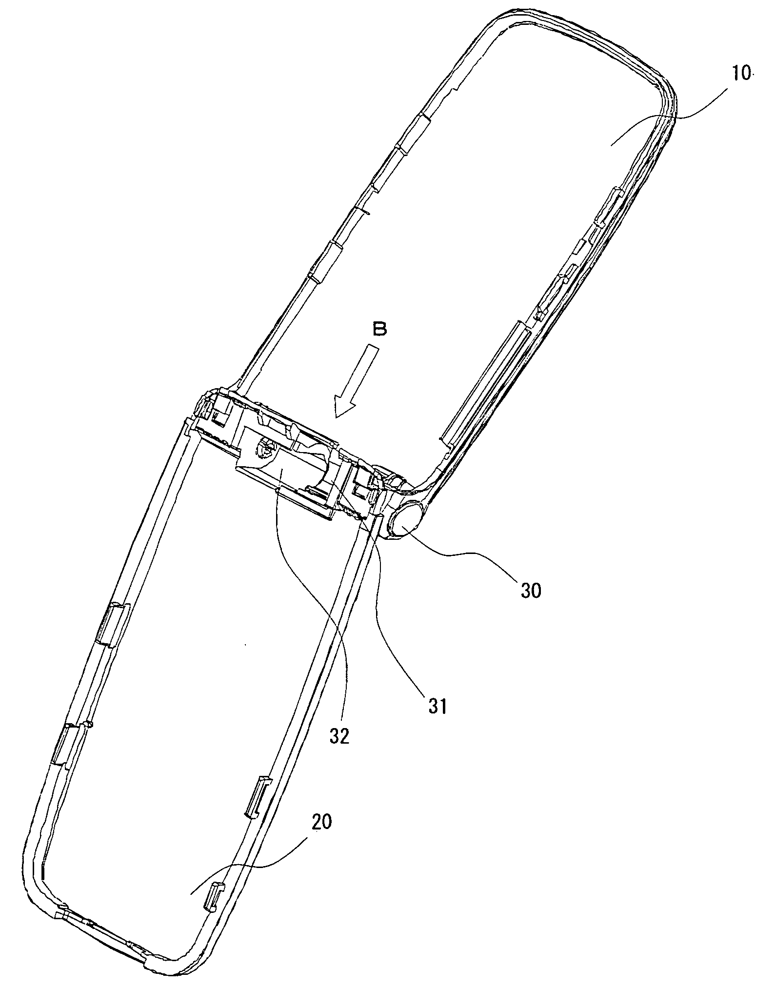 Cellular phone and cellular phone manufacturing method