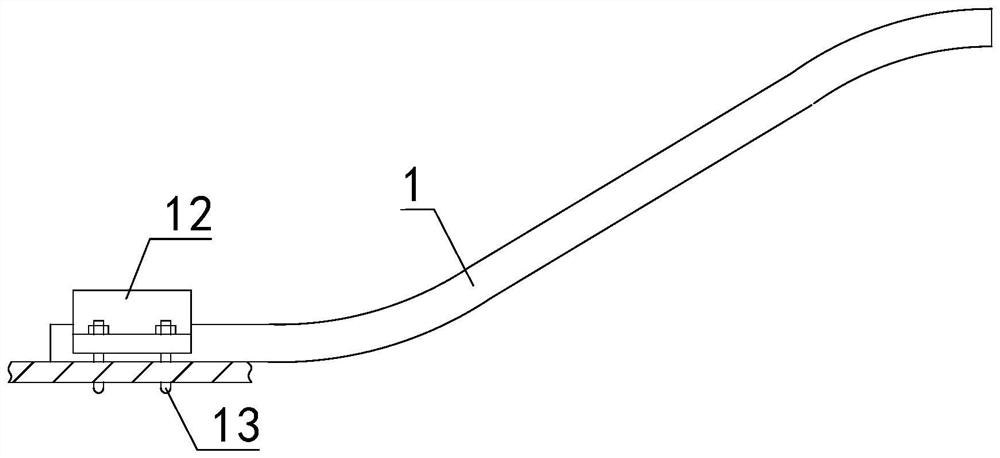 Novel continuous mining machine power cable take-up and pay-off device