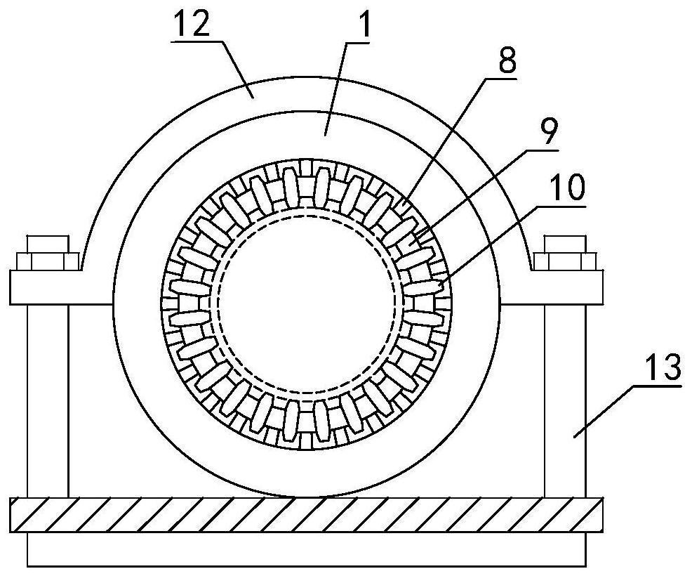 Novel continuous mining machine power cable take-up and pay-off device