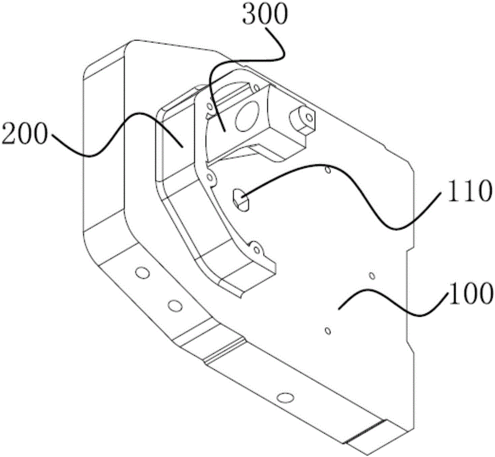 Machine body aluminum cast support