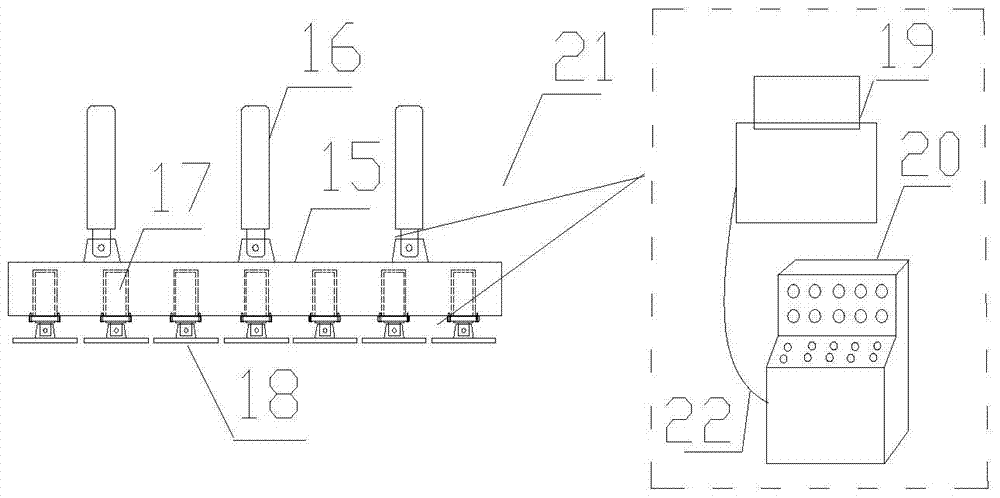 A kind of coal mine covering rock break prediction experimental device