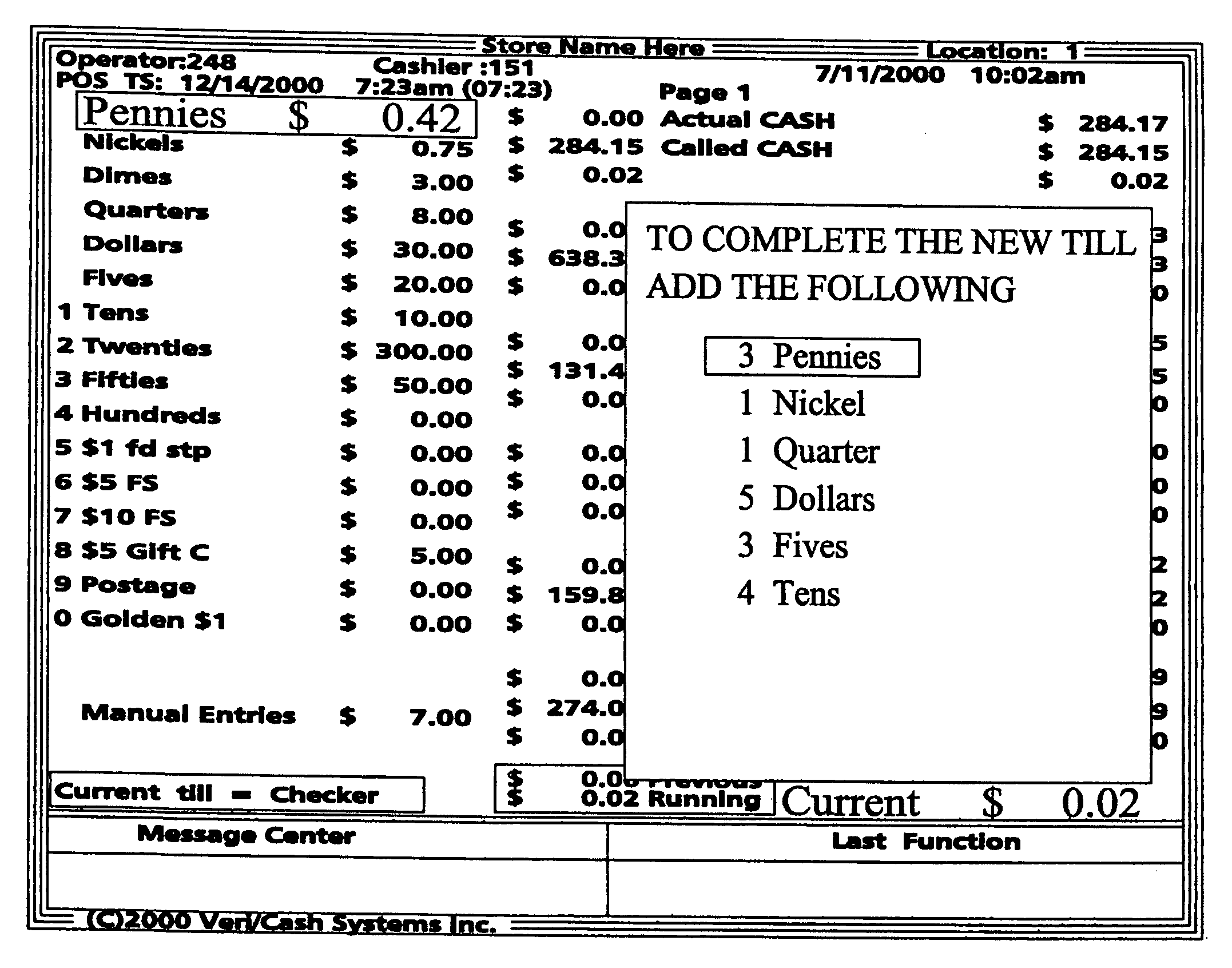 Revenue balancing method and computer program