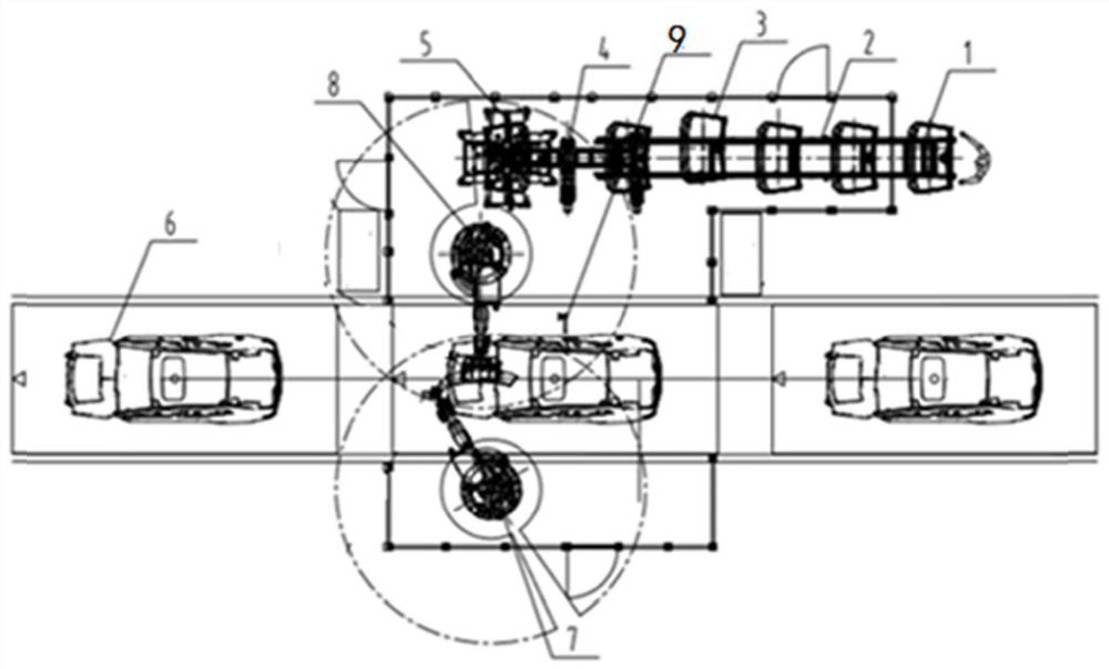 Automobile windshield flexible assembly system and method