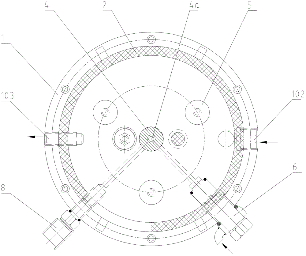 Air pressure lubricating oil injector and its oiling method