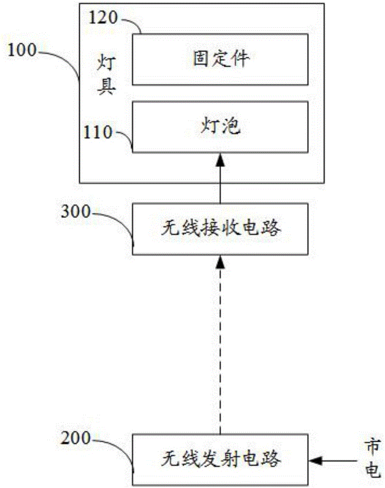 Wireless power electric lamp