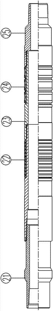 Three-layer insertion pipe mechanical water exploration and plugging method and water exploration and plugging pipe column