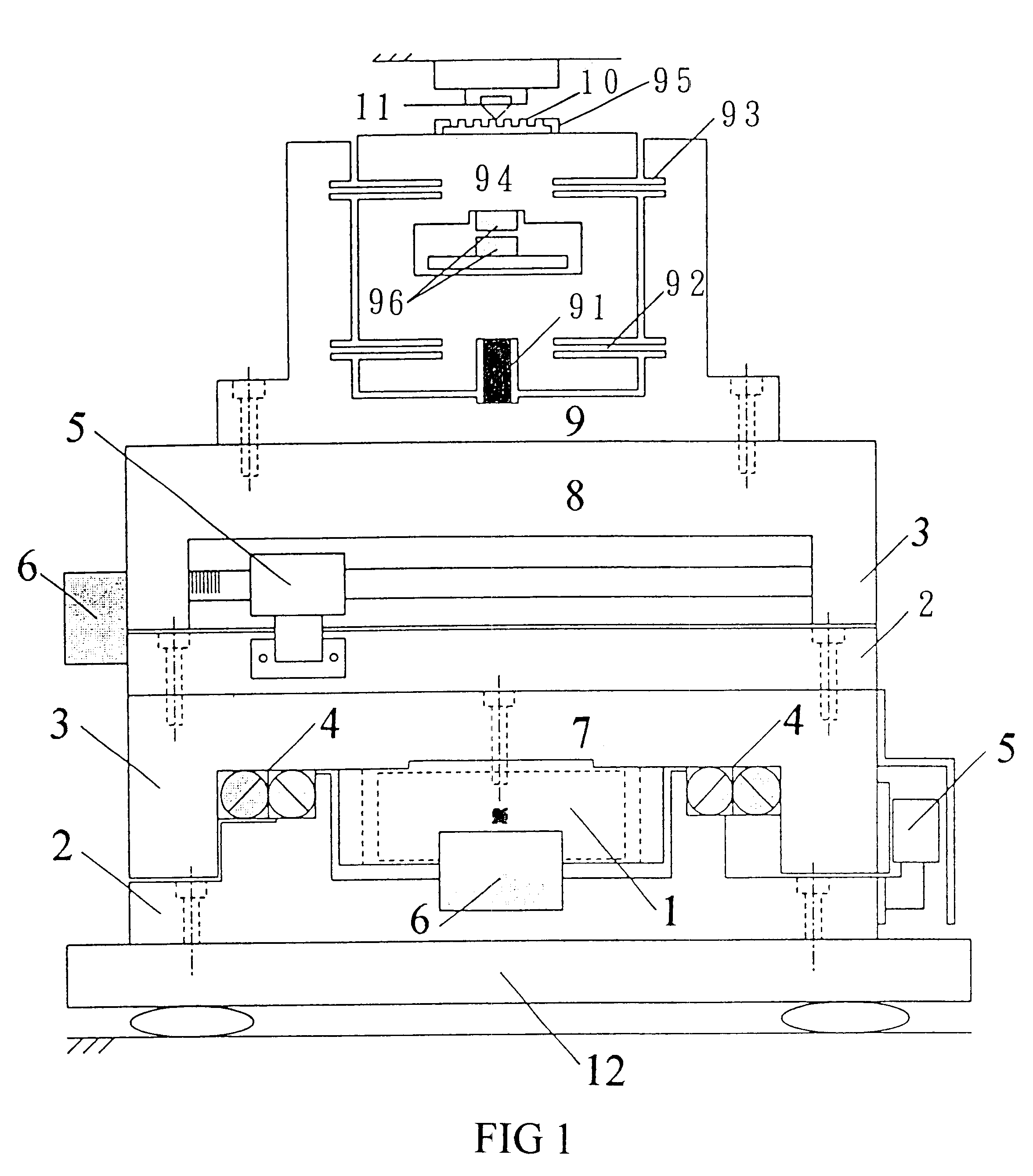 Drive of a wafer stepper