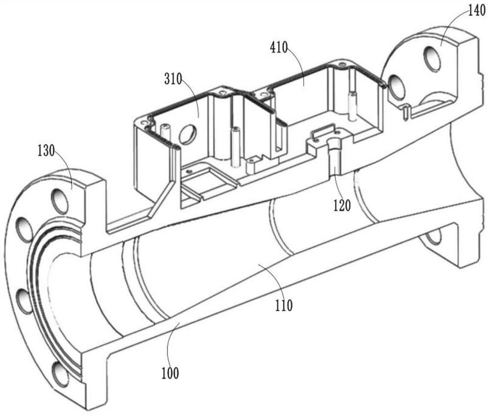 Gas thermal mass flow meter