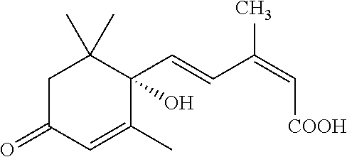 Stable and non-precipitating aqueous compositions containing the potassium salt of (S)-(+)-abscisic acid, and methods of their preparation and use