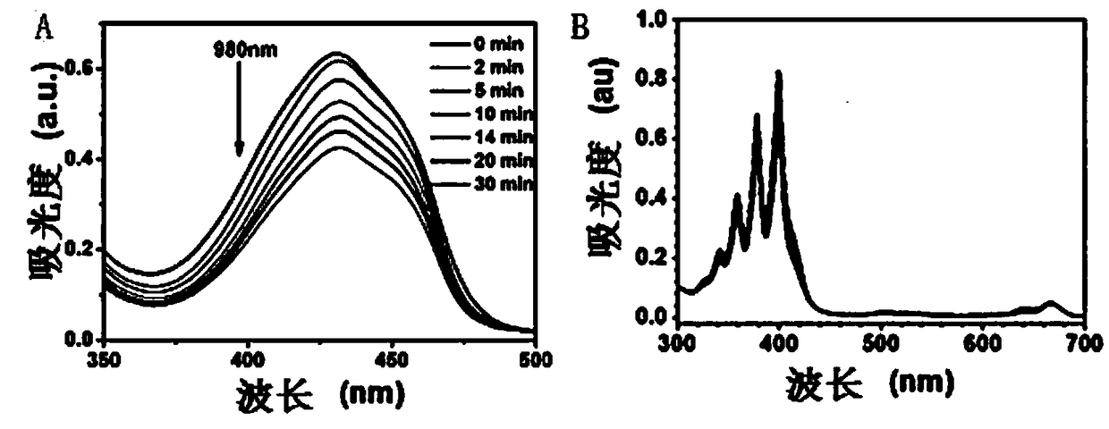 Internally and externally refined composite nano photosensitizer as well as preparation method and application thereof