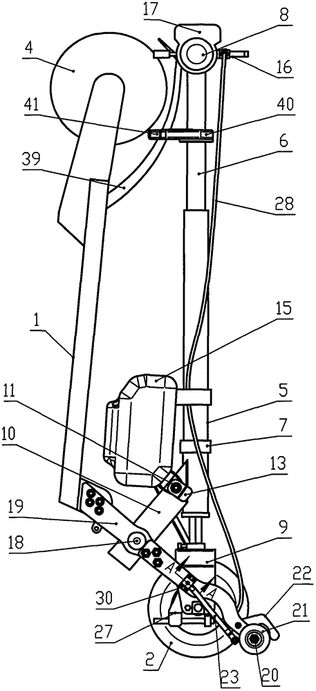 Portable folding electric scooter