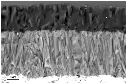 Coating coating on blade substrate and preparation method thereof