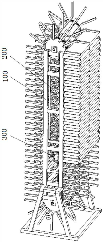 Turnover machine for insulation board production