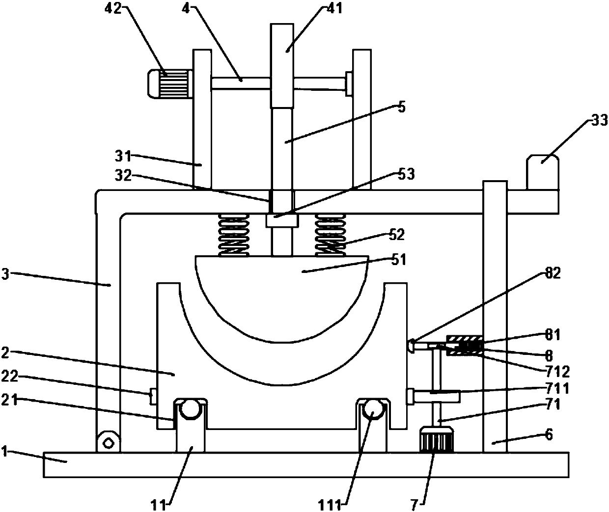 Mechanical medicine pounding device