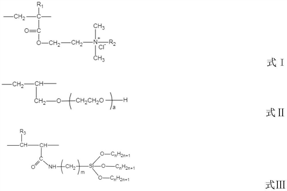 Water-based organic silicon color fixing agent polymer and preparation method thereof