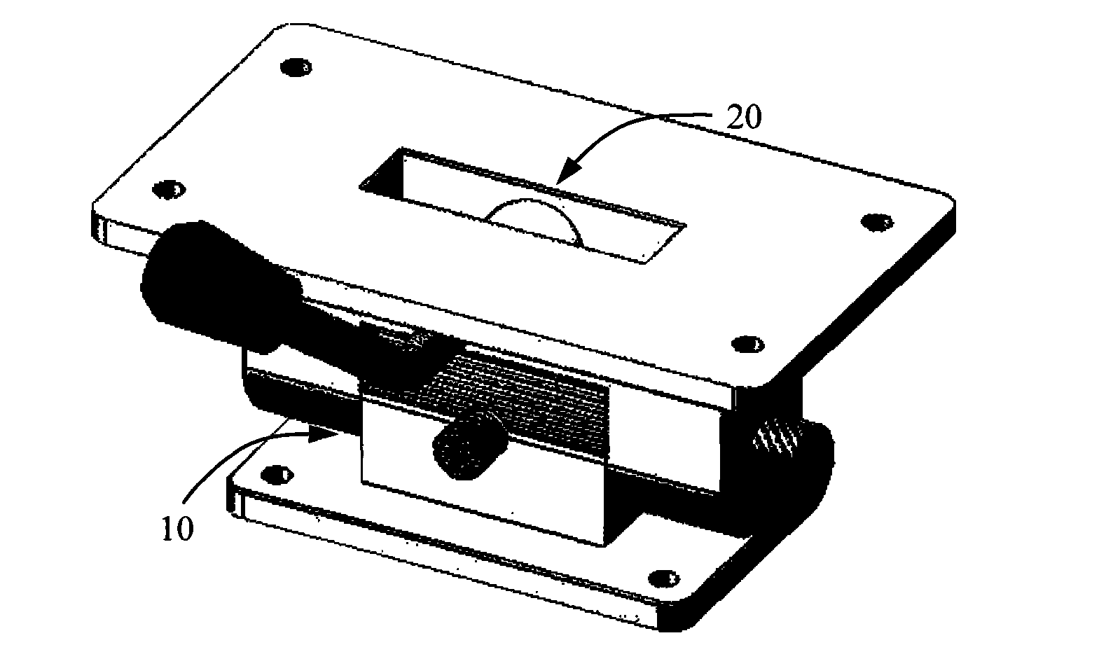 Locked aviation displayer hoisting device