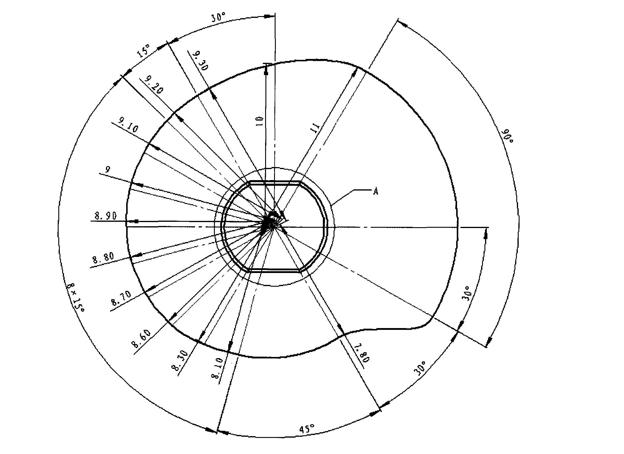 Locked aviation displayer hoisting device