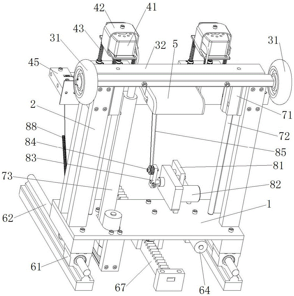 A bed massage device