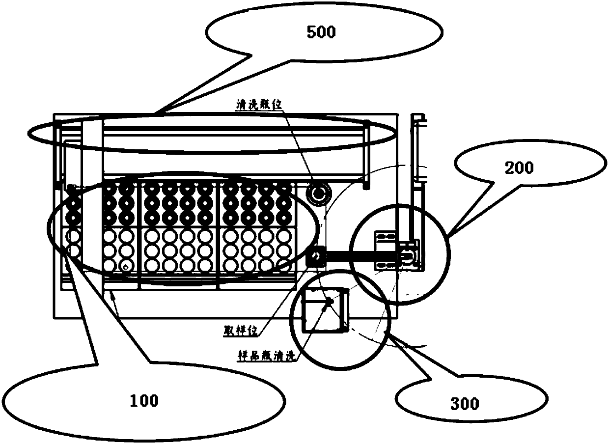 Full-automatic inorganic sample pretreatment acid-removing constant volume reaching instrument