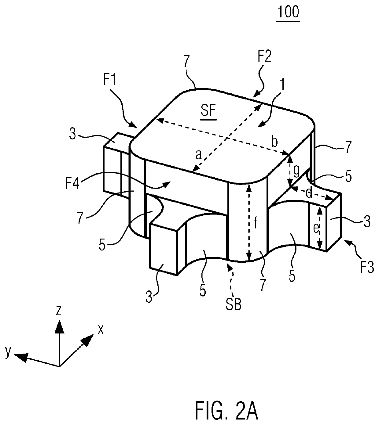 Monolithic broadband ultrasonic vibration isolation with small form factor