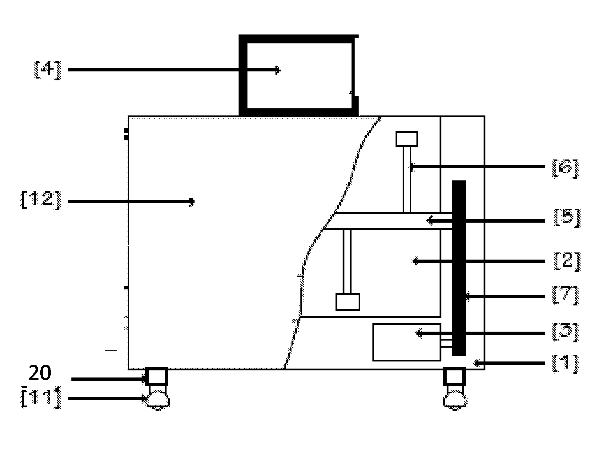 Apparatus and system for measuring the amount of waste food reduced by a waste food machine