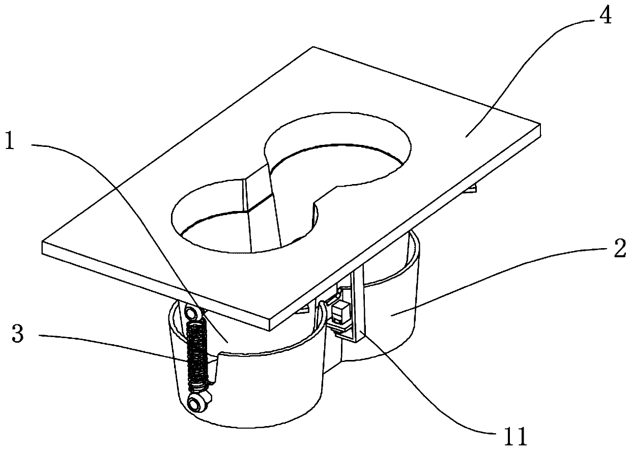 Cup holder structure