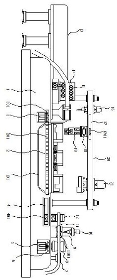 Automatic terminal riveting machine capable of carrying out sleeve processing on terminal