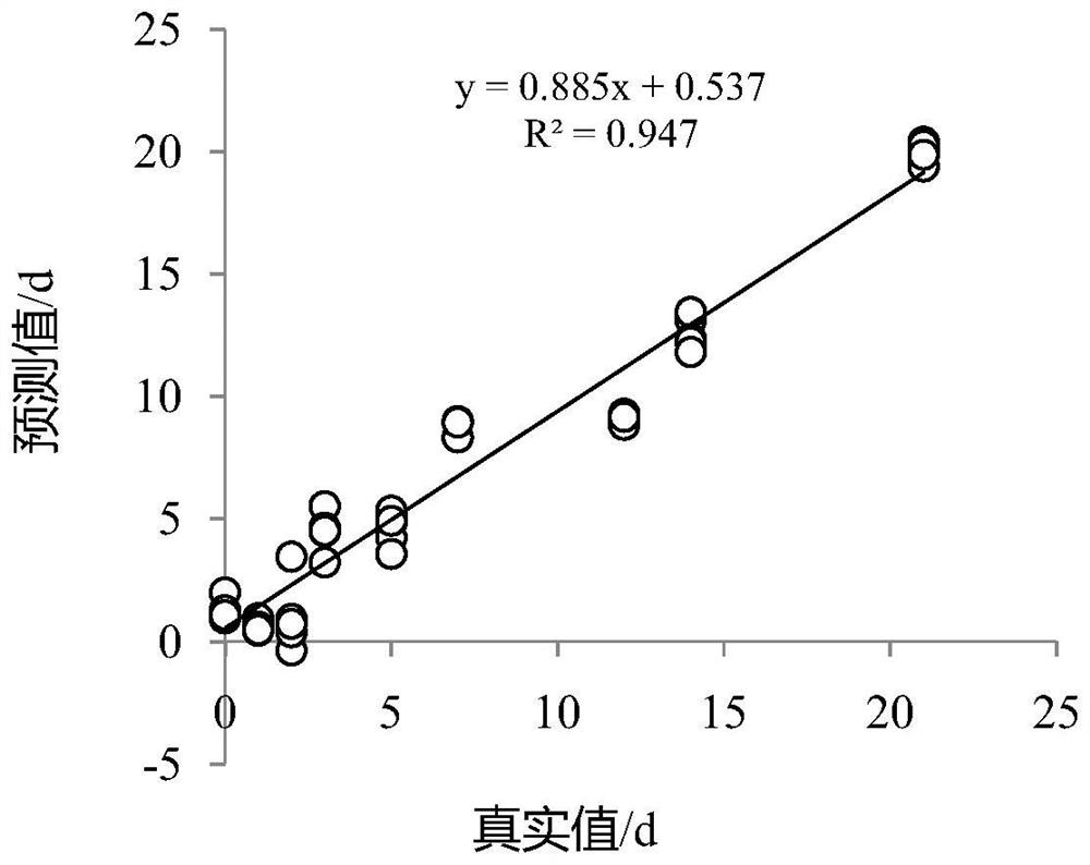 Analysis method of aged starch