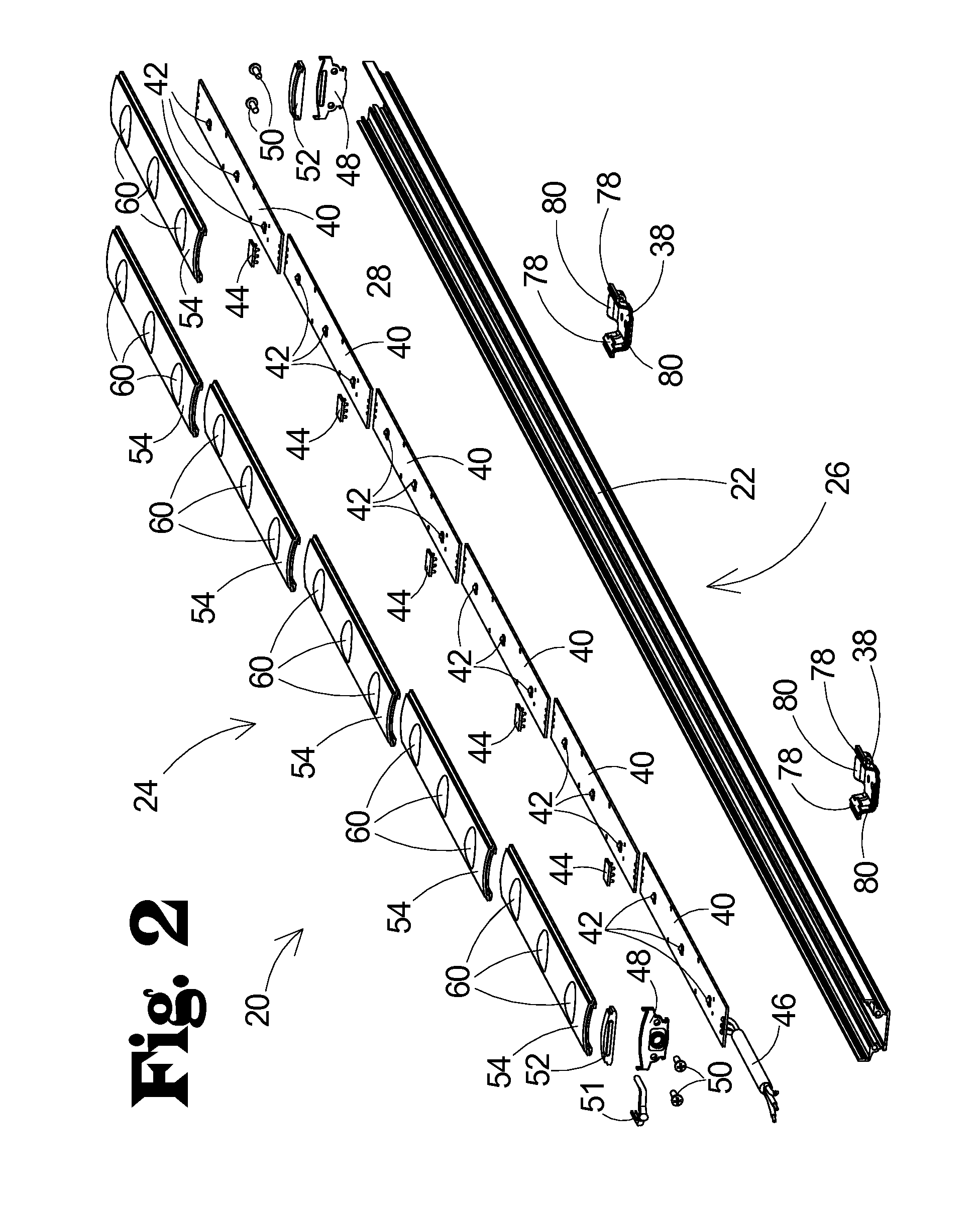 LED lighting fixture with reconfigurable light distribution pattern