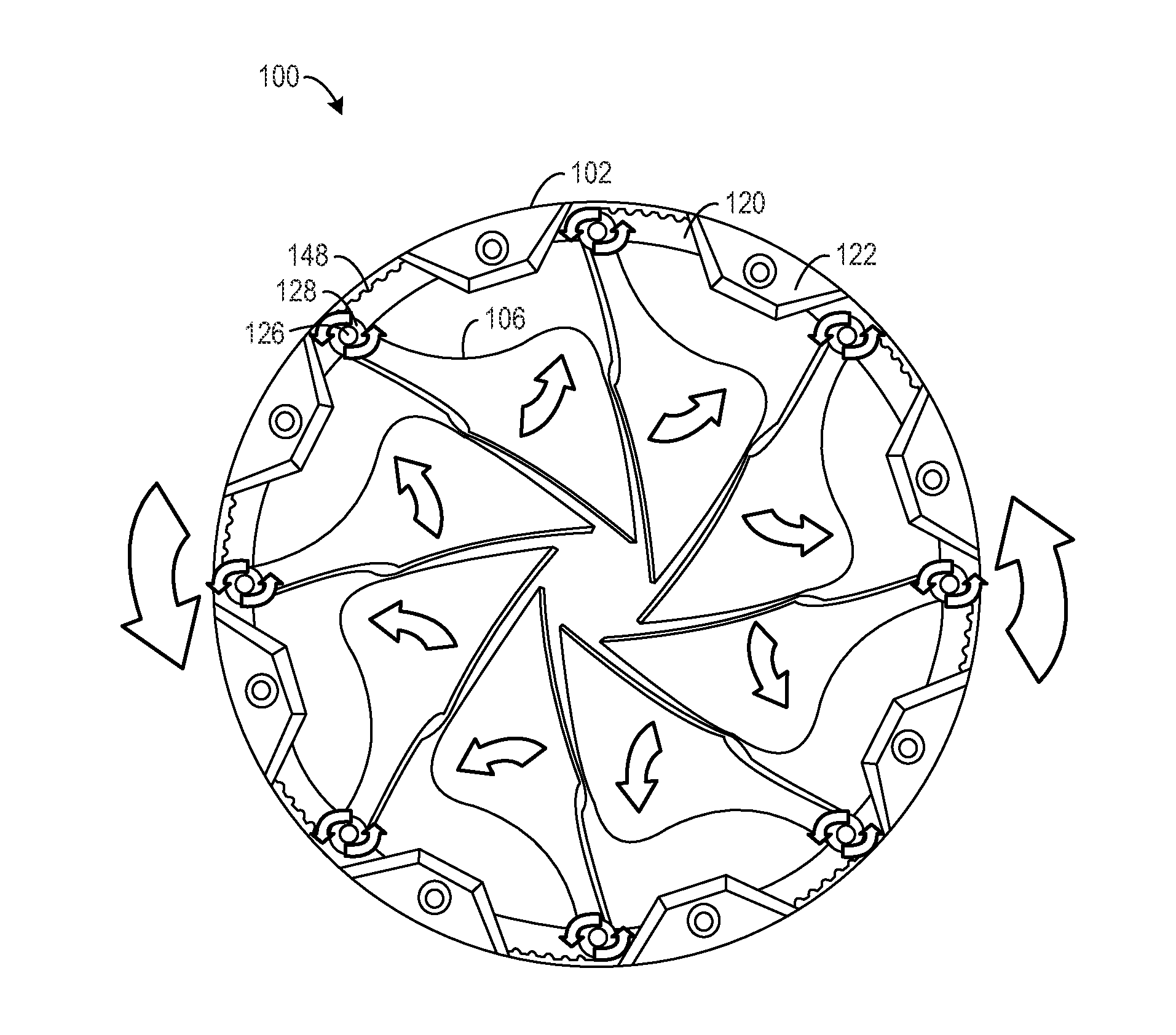 Capless fuel-filling closure assembly