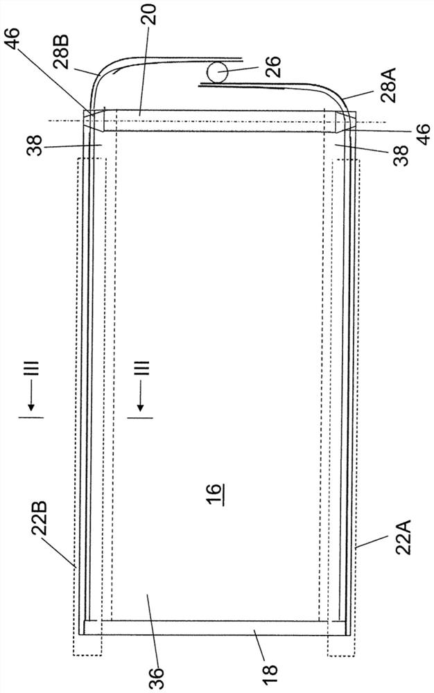 Roller blind arrangement with side guidance