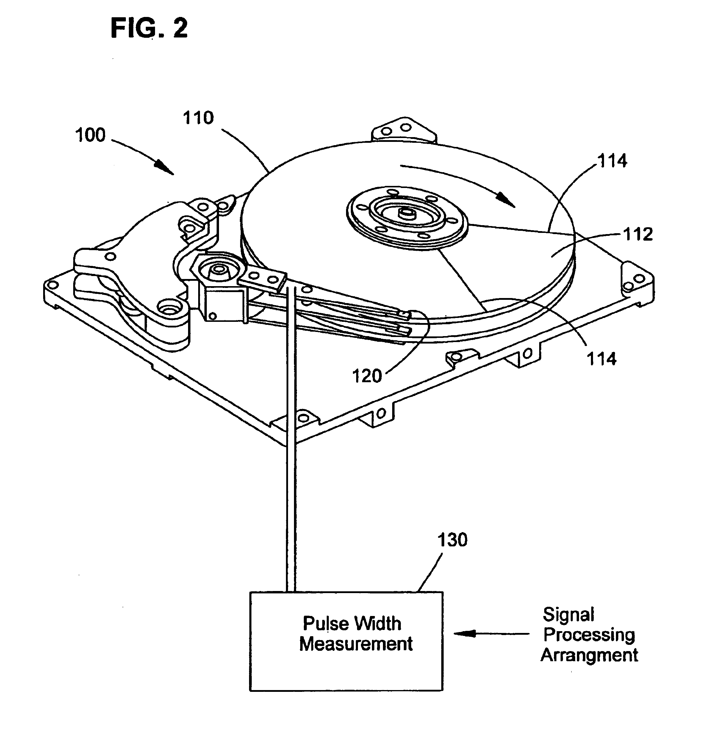 Method and system for measuring fly height