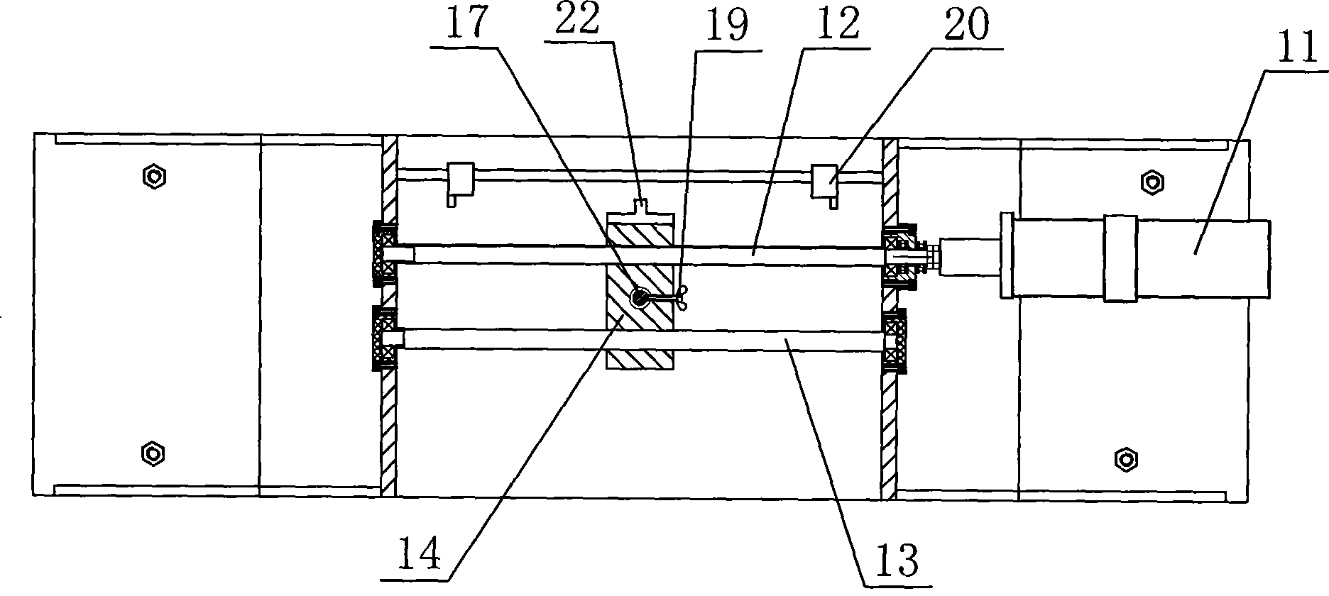 Electro-spinning device for preparing porous nano-fibre