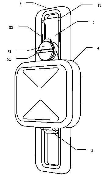 Environment-friendly and water-saving folding shower room