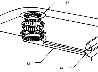 Environment-friendly and water-saving folding shower room