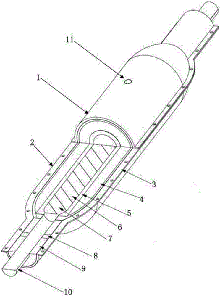 Protective box of cable intermediate joint